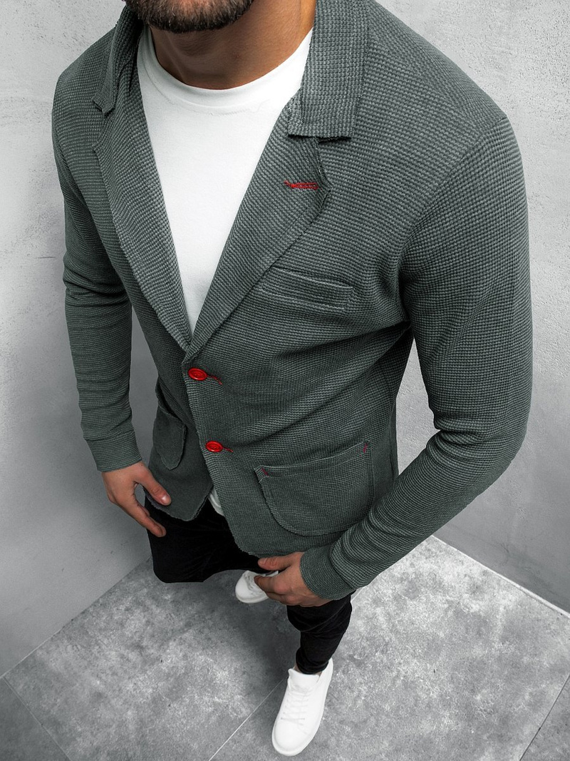 Пiджак чоловiчий Зеленi OZONEE MECH/2043