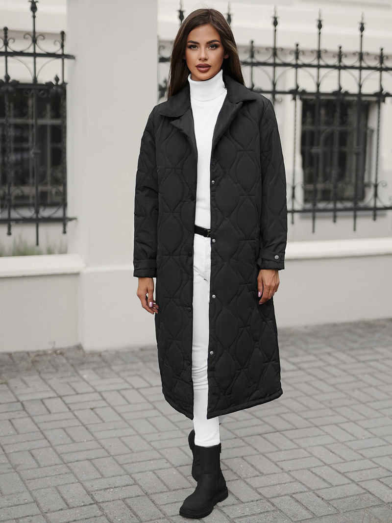 Куртка жіноча чорна OZONEE JS/5M3177/392Z