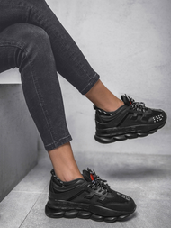 Снікерси Жіночі Чорнi OZONEE G/2021