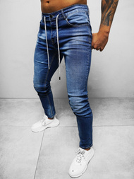 Spodnie jeansowe męskie niebieskie OZONEE NB/MP0021B