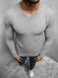 Sweter męski szary OZONEE TMK/YY03/3