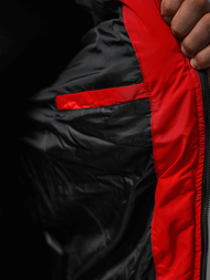 Куртка чоловіча Червона OZONEE JS/27M8111