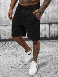 Spodenki dresowe męskie czarne OZONEE JS/8K290