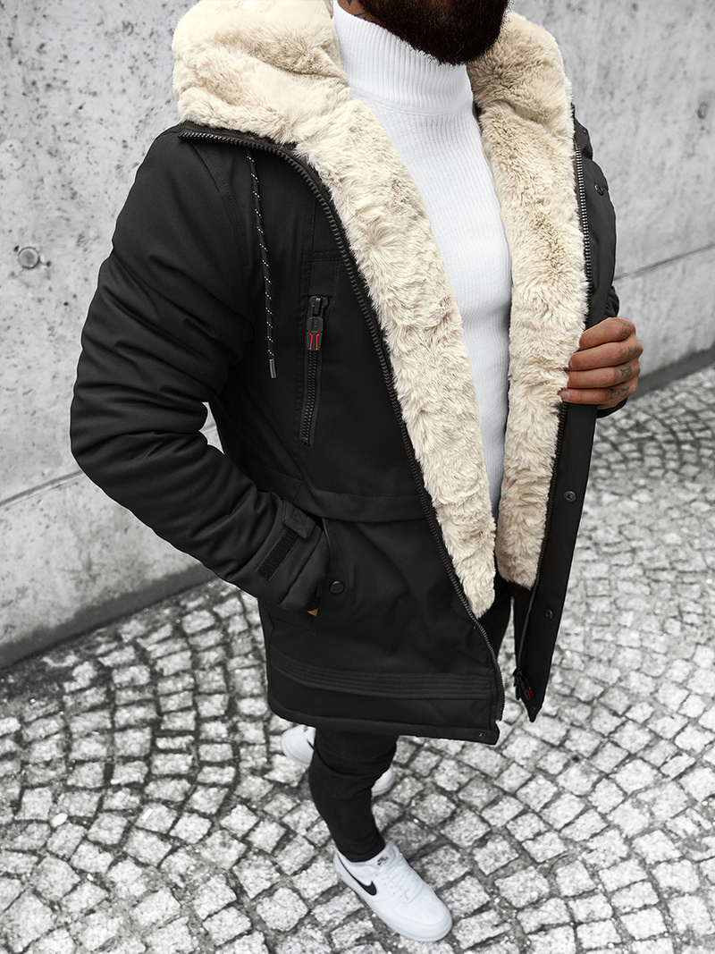 Куртка зимова чоловіча Чорна OZONEE JS/22M51/392