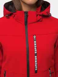 Жіноча куртка софтшелл червона OZONEE JS/HD180/5