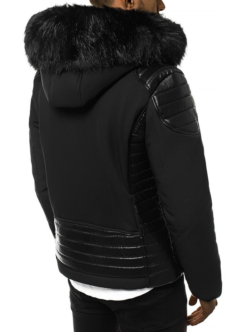 Kurtka zimowa męska czarna OZONEE O/99101Z