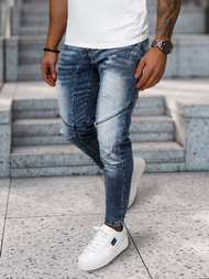 Spodnie jeansowe męskie niebieskie OZONEE NB/MP0045B