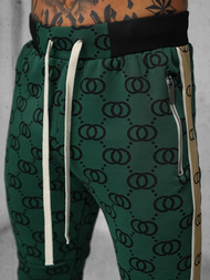 Komplet dresowy męski zielony OZONEE O/FF5053AB