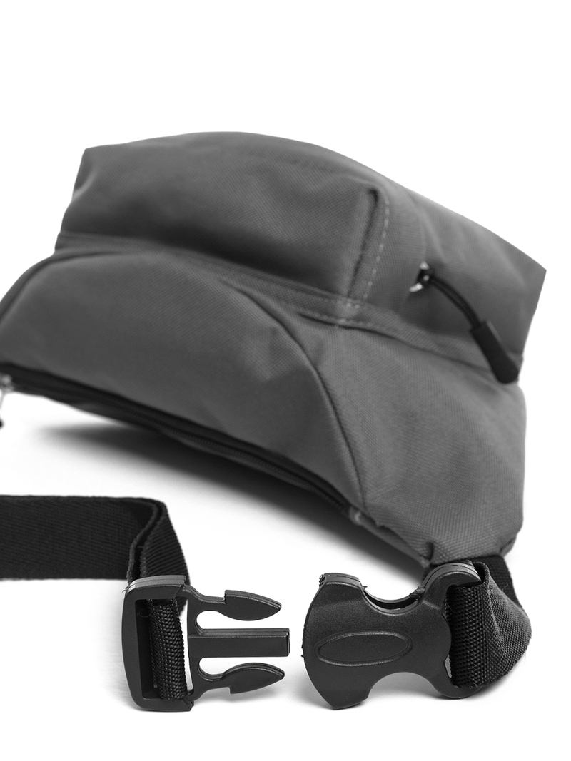 Saszetka nerka grafitowa OZONEE L/9682