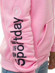 Bluza rozpinana damska różowa OZONEE JS/KSW3019