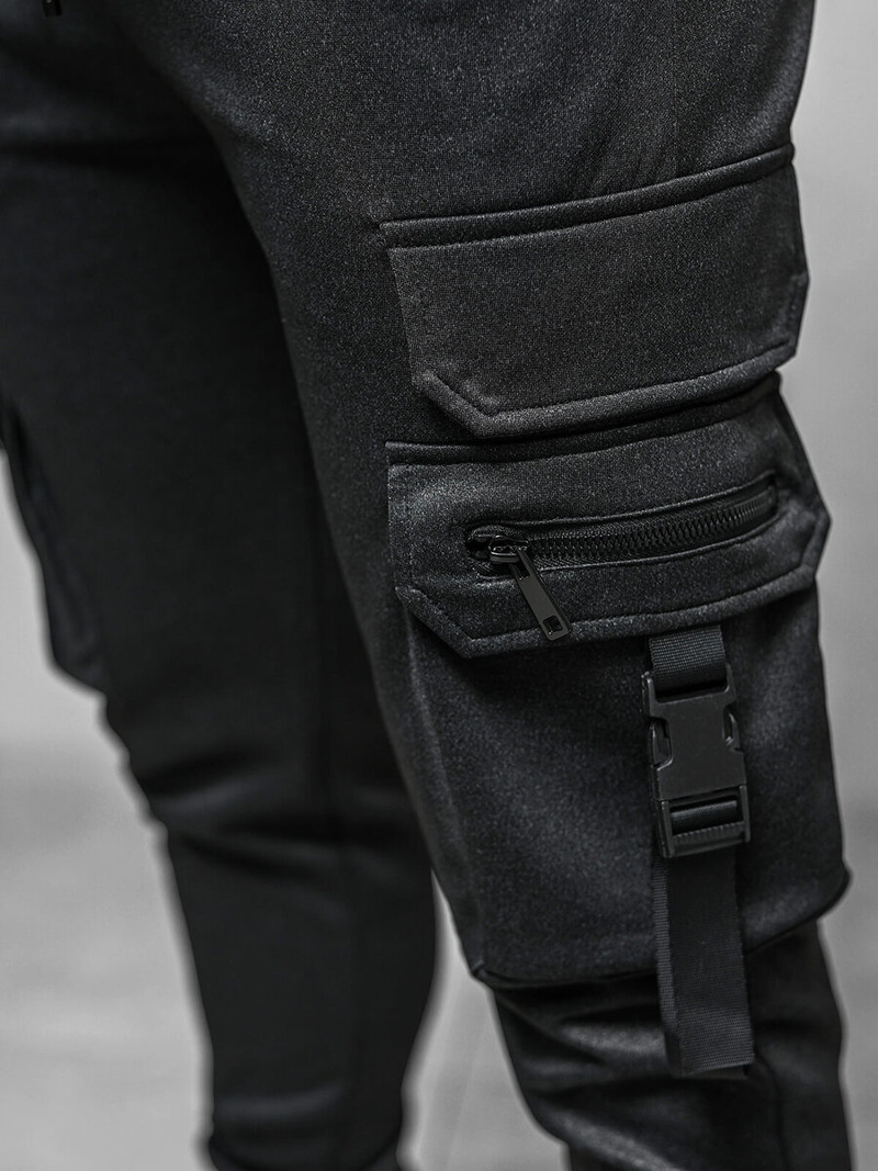 Штани Cпортивні Чоловічі Чорнi OZONEE O/MM230001