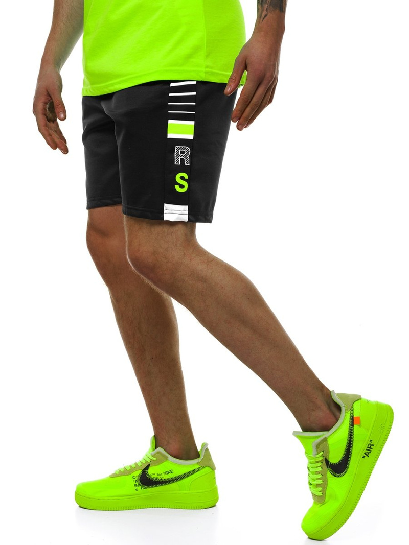 Spodenki męskie czarne OZONEE JS/KK300170