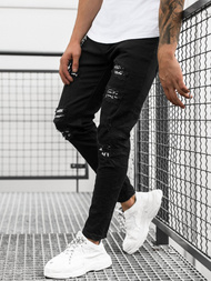 Джинси чоловічі Чорнi OZONEE O/TF061Z