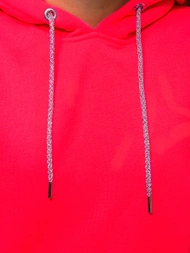 Bluza z kapturem damska różowo-neonowa OZONEE O/12102