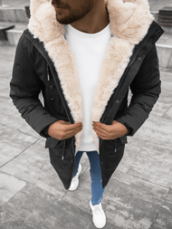 Куртка зимова чоловіча Чорна OZONEE JS/22M117/1