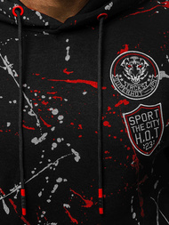 Bluza męska czarna OZONEE JS/DD275Z