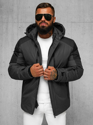 Kurtka zimowa męska grafitowa OZONEE JS/91M9902/105Z