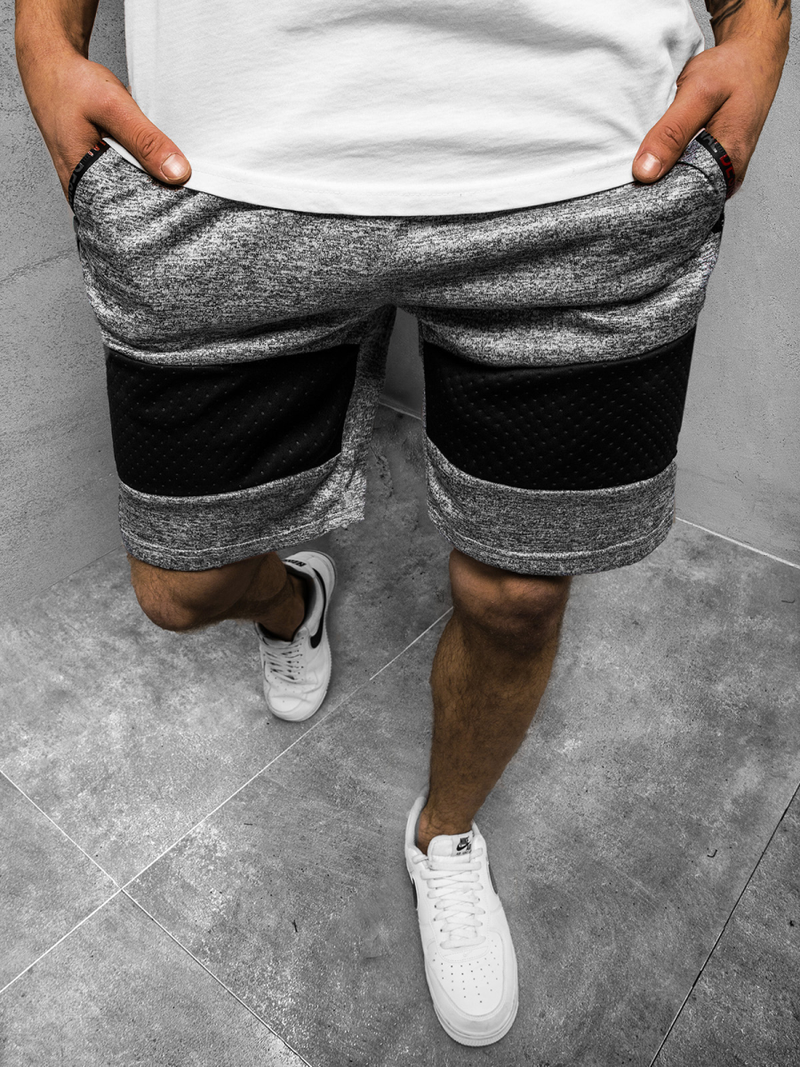 Spodenki męskie szare OZONEE JS/KS2511Z