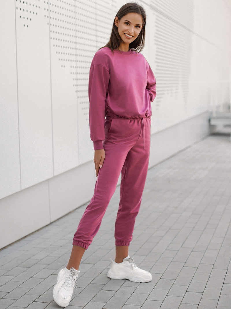 Жіночий спортивний костюм з двох частин Рожевий OZONEE O/MB2040/21