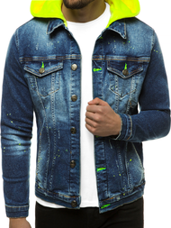 Kurtka męska jeans niebieska OZONEE B/25004