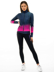 Komplet sportowy trzyczęściowy damski granatowy OZONEE O/18802