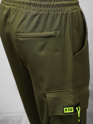 Spodnie męskie chino jogger khaki OZONEE O/CP150