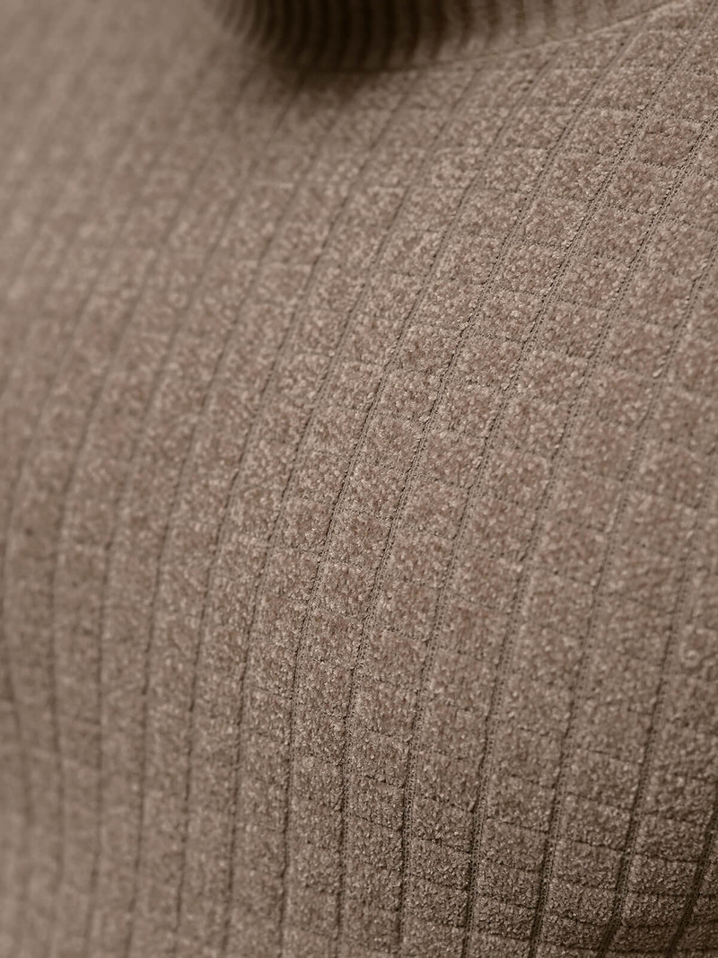 Sweter męski camelowy OZONEE O/ZZ190157