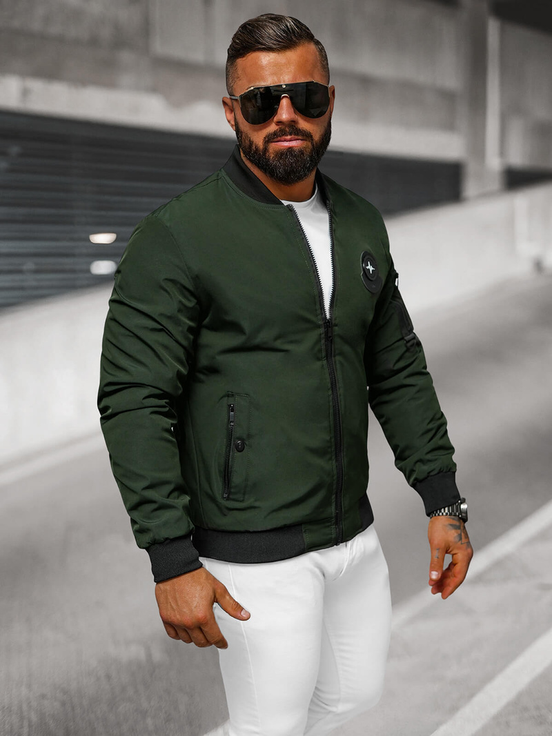 Куртка чоловіча Темно-Зелена OZONEE JS/84M3036/136