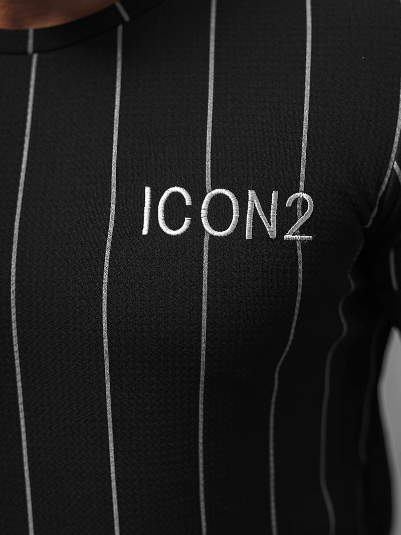 Футболка чоловіча Чорна OZONEE P1116