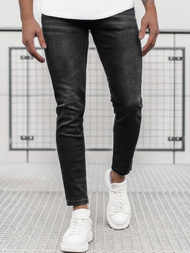 Spodnie męskie jeans czarne OZONEE O/4371/3