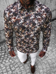 Чоловіча сорочка кольорова OZONEE O/2522Z