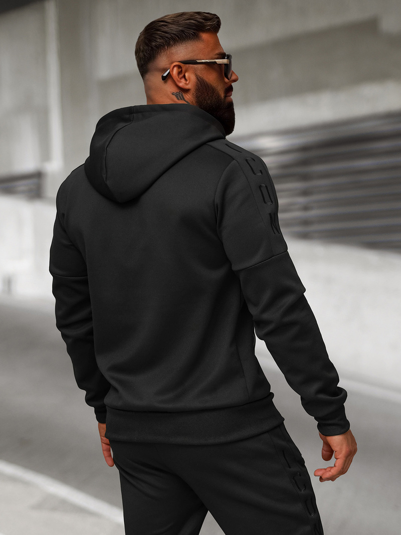 Спортивний костюм чоловічій чорний OZONEE O/LN11760