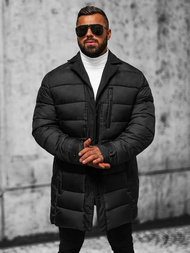 Kurtka zimowa męska czarna OZONEE JS/22M63/392