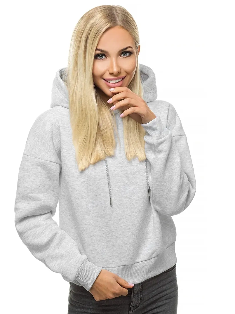 Жіноча Толстовка Яскраво-Сiра OZONEE O/12102