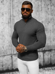 Sweter męski grafitowy OZONEE NB/MM6007/3Z