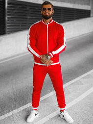 Спортивний костюм чоловічій Червоний OZONEE JS/8C99/18Z