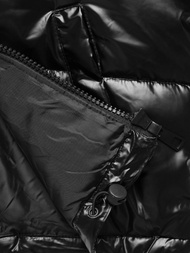 Kurtka zimowa damska pikowana czarna OZONEE JS/5M3193/392