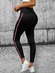Legginsy damskie czarne OZONEE O/TS208/1