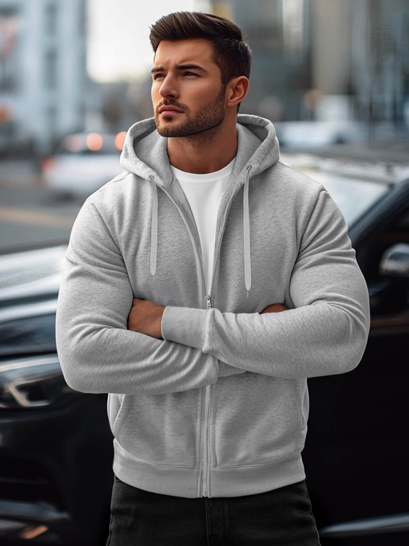 Толстовка чоловіча Сiра OZONEE JS/2008Z