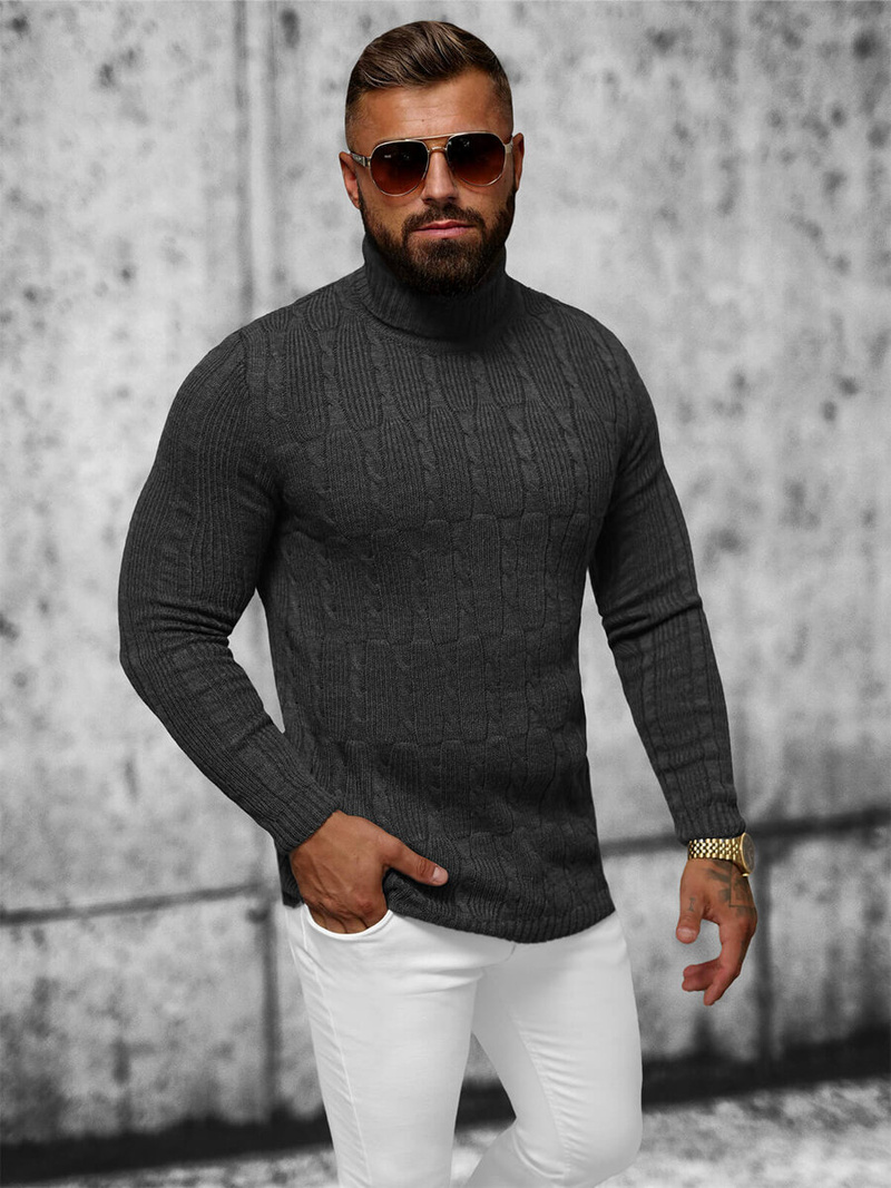 Светр чоловічій графіт OZONEE L/2665Z