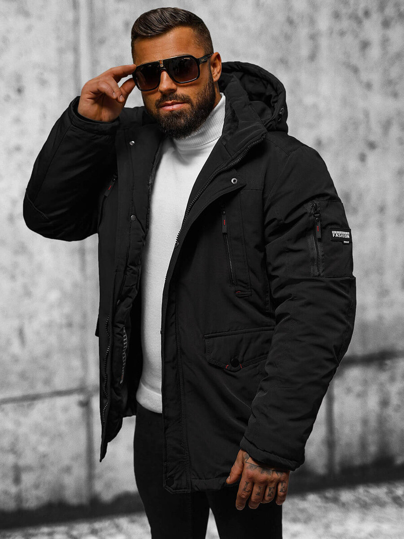 Куртка Чоловіча Чорна OZONEE JS/5M718/392