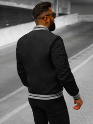 Kurtka męska bomberka czarna OZONEE JS/84M3013/392Z