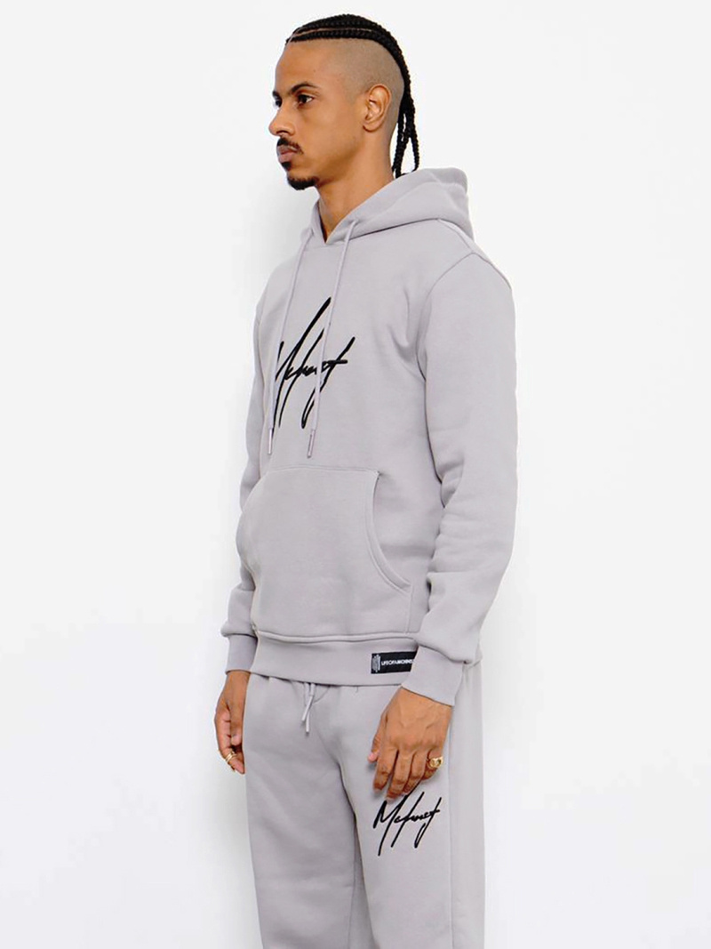 Komplet dresowy męski oversize szary OZONEE MACH/M3282