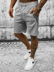 Spodenki dresowe męskie szare OZONEE JS/8K927