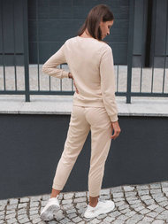 Жіночий спортивний костюм з двох частин Бежева OZONEE O/MB2037/21