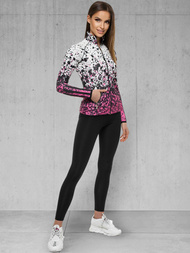 Жіночий спортивний костюм з двох частин Яскраво-Рожевий OZONEE O/20401