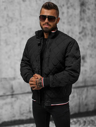 Kurtka męska czarna OZONEE JS/5M3109/392