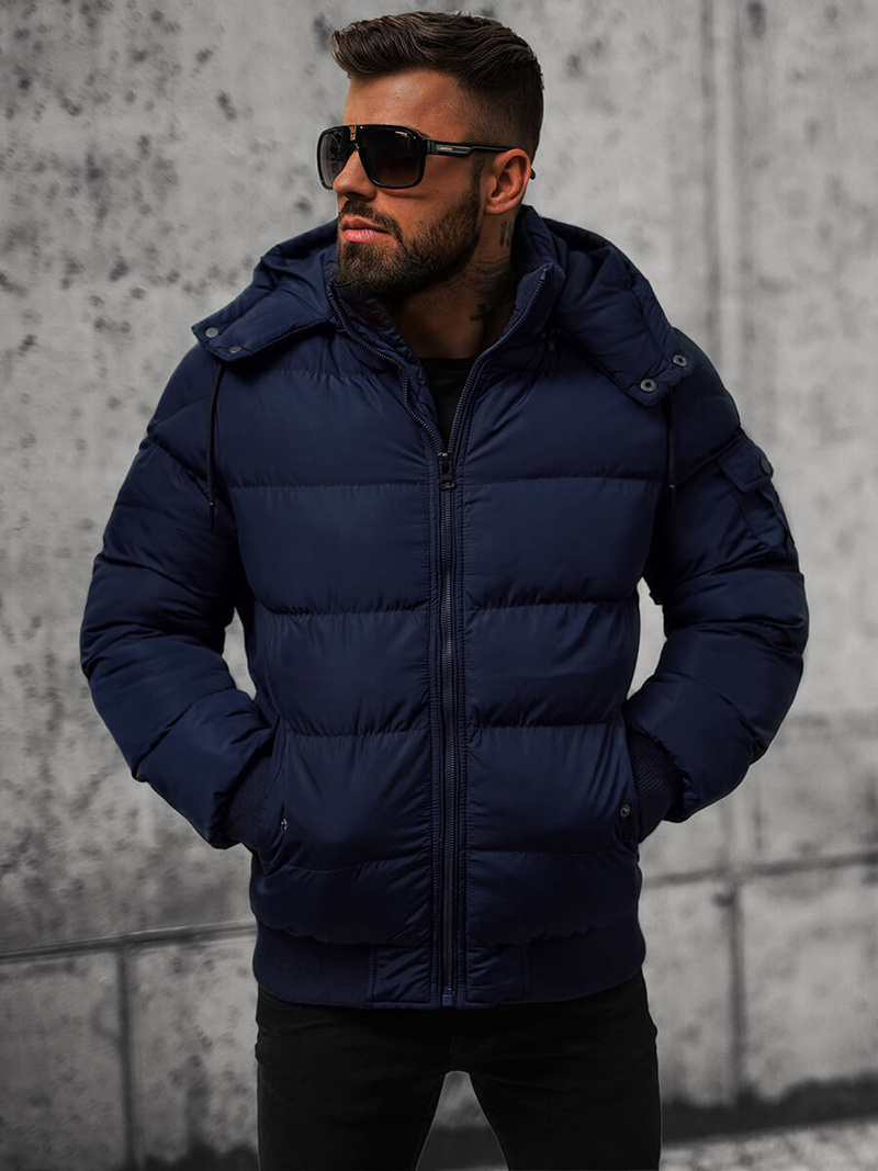 Куртка чоловіча Темно-Синя OZONEE JS/27M8111