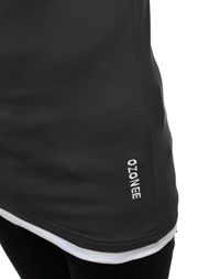 Футболка чоловіча Темно-сіра OZONEE O/1273Z