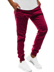 Штани чоловічі джоггери Бордовi OZONEE O/11103